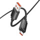 Кабель BOROFONE BU53 5A Meteor fast charging data cable Type-C Black (6941991113604)