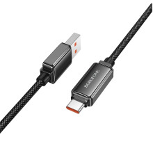 Кабель BOROFONE BU53 5A Meteor fast charging data cable Type-C Black (6941991113604)