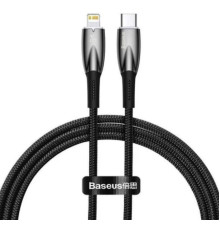 Кабель Baseus Glimmer Series Fast Charging Data Cable Type-C to iP 20W 2m Black (CADH000101)