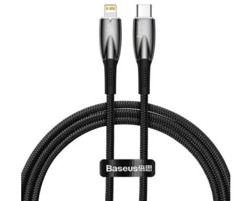 Кабель Baseus Glimmer Series Fast Charging Data Cable Type-C to iP 20W 2m Black (CADH000101)