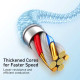 Кабель Baseus Dynamic Series Fast Charging Data Cable USB to iP 2.4A 1m Blue (CALD000403)