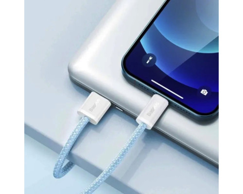 Кабель Baseus Dynamic Series Fast Charging Data Cable USB to iP 2.4A 1m Blue (CALD000403)