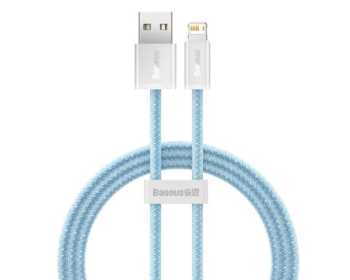 Кабель Baseus Dynamic Series Fast Charging Data Cable USB to iP 2.4A 1m Blue (CALD000403)