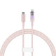 Кабель Baseus Explorer Series Fast Charging Cable with Smart Temperature Control Type-C to iP 20W 1m Pink (CATS010204)