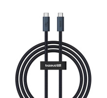 Кабель Baseus Flash 2 USB4 Full-Featured Charging Cable USB-C to USB-C 240W 5.9ft Cluster Black (P10311803112-00)