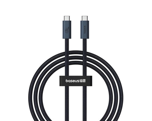 Кабель Baseus Flash 2 USB4 Full-Featured Charging Cable USB-C to USB-C 240W 5.9ft Cluster Black (P10311803112-00)