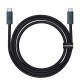 Кабель Baseus Flash 2 USB4 Full-Featured Charging Cable USB-C to USB-C 240W 5.9ft Cluster Black (P10311803112-00)