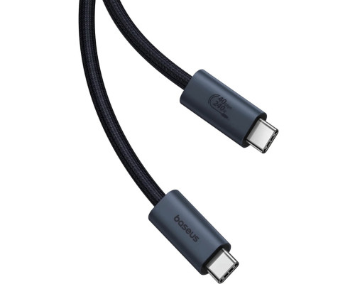 Кабель Baseus Flash 2 USB4 Full-Featured Charging Cable USB-C to USB-C 240W 5.9ft Cluster Black (P10311803112-00)