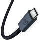 Кабель Baseus Flash 2 USB4 Full-Featured Charging Cable USB-C to USB-C 240W 5.9ft Cluster Black (P10311803112-00)