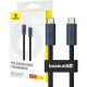 Кабель Baseus Flash 2 USB4 Full-Featured Charging Cable USB-C to USB-C 240W 5.9ft Cluster Black (P10311803112-00)