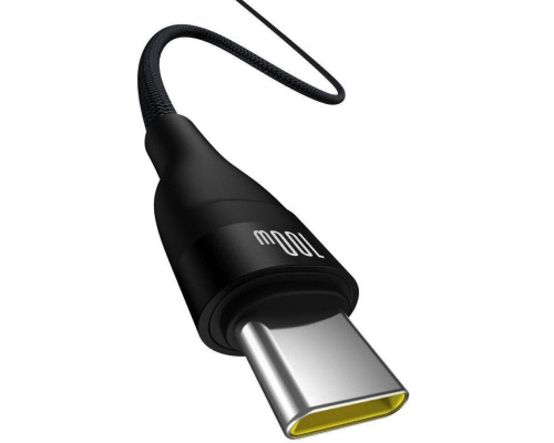 Кабель Baseus Flash 2 Charging Cable USB to USB-C 100W 1m Cluster Black (P10311804111-00)