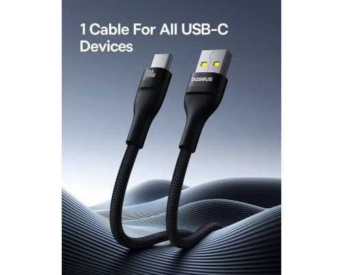 Кабель Baseus Flash 2 Charging Cable USB to USB-C 100W 1m Cluster Black (P10311804111-00)