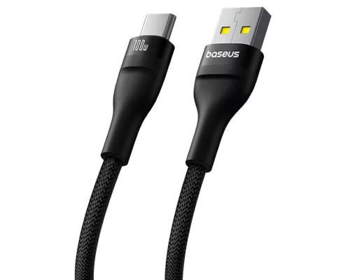 Кабель Baseus Flash 2 Charging Cable USB to USB-C 100W 1m Cluster Black (P10311804111-00)