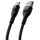 Кабель Baseus Flash 2 Charging Cable USB to USB-C 100W 1m Cluster Black (P10311804111-00)