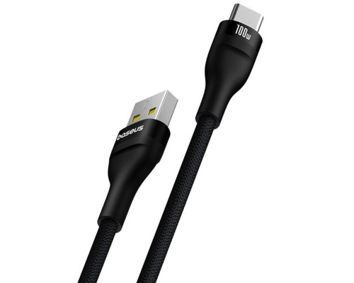 Кабель Baseus Flash 2 Charging Cable USB to USB-C 100W 1m Cluster Black (P10311804111-00)