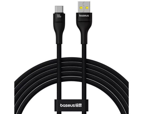 Кабель Baseus Flash 2 Charging Cable USB to USB-C 100W 1m Cluster Black (P10311804111-00)