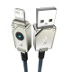 Кабель Baseus Unbreakable Series Fast Charging Data Cable USB to iP 2.4A 2m Stellar White (P10355802221-01)