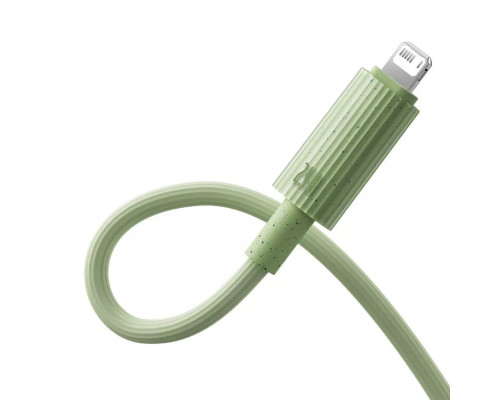 Кабель Baseus Habitat Series Fast Charging Cable USB to iP 2.4A 2m Natural Green (P10360200631-01)