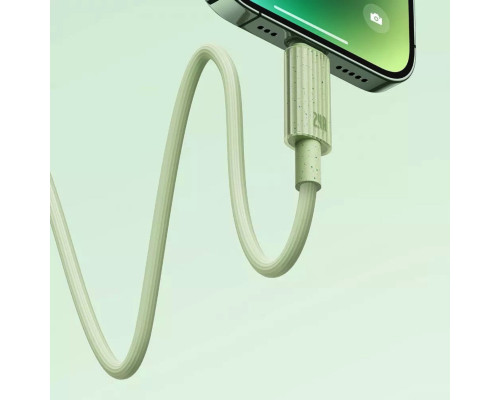 Кабель Baseus Habitat Series Fast Charging Cable USB to iP 2.4A 2m Natural Green (P10360200631-01)