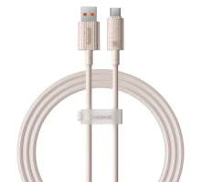 Кабель Baseus Habitat Series Fast Charging Cable USB to Type-C 100W 2m Wheat Pink (P10360203421-01)