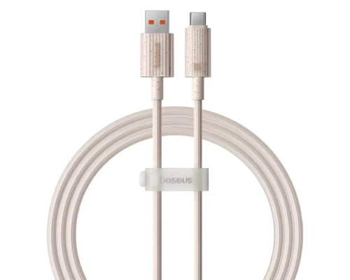 Кабель Baseus Habitat Series Fast Charging Cable USB to Type-C 100W 2m Wheat Pink (P10360203421-01)