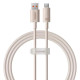 Кабель Baseus Habitat Series Fast Charging Cable USB to Type-C 100W 2m Wheat Pink (P10360203421-01)