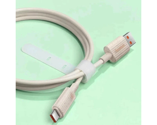 Кабель Baseus Habitat Series Fast Charging Cable USB to Type-C 100W 2m Wheat Pink (P10360203421-01)