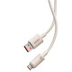 Кабель Baseus Habitat Series Fast Charging Cable USB to Type-C 100W 2m Wheat Pink (P10360203421-01)