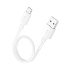 Кабель HOCO X96 Hyper 27W charging data cable Type-C (L=0.25M) White (6942007609418)