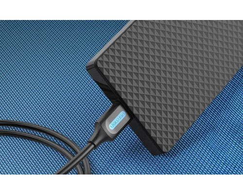 Кабель Vention USB 2.0 A Male to Mini-B Male Cable 0.5M Black PVC Type (COMBD) (COMBD)