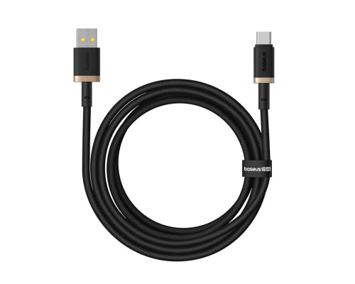 Кабель Baseus Dura Series Fast Charging Cable USB to Type-C 60W 2m Gold+Black (P10377802U01-02)