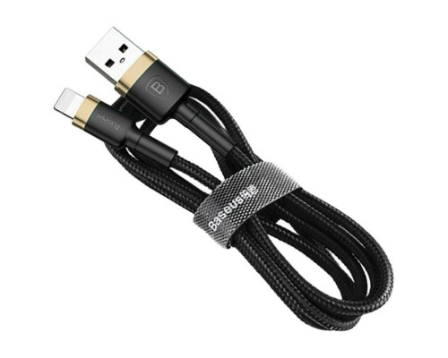 Кабель Baseus Cafule Cable USB For iP 2A 3m Gold+Black (CALKLF-RV1)