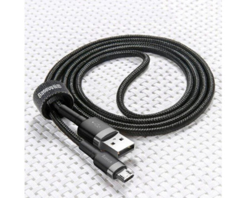 Кабель Baseus Cafule Cable USB For Micro 1.5A 2m Gray+Black (CAMKLF-CG1)