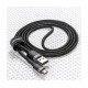 Кабель Baseus Cafule Cable USB For Micro 1.5A 2m Gray+Black (CAMKLF-CG1)