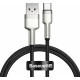 Кабель Baseus Cafule Series Metal Data Cable USB to Type-C 66W 1m Black (CAKF000101)