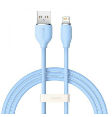Кабель Baseus Jelly Liquid Silica Gel Fast Charging Data Cable USB to iP 2.4A 1.2m Blue (CAGD000003)