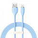Кабель Baseus Jelly Liquid Silica Gel Fast Charging Data Cable USB to iP 2.4A 1.2m Blue (CAGD000003)