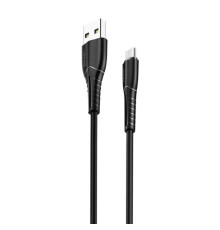 Кабель Usams US-SJ365 U35 Micro Charging Cable 1M Black (SJ365USB01)