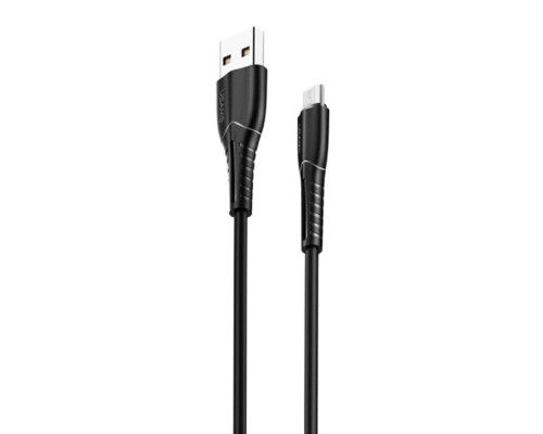 Кабель Usams US-SJ365 U35 Micro Charging Cable 1M Black (SJ365USB01)