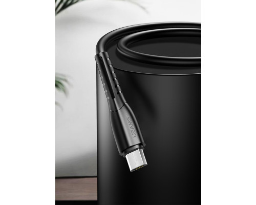 Кабель Usams US-SJ365 U35 Micro Charging Cable 1M Black (SJ365USB01)