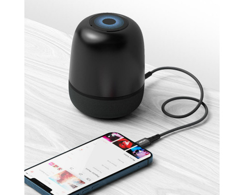 Кабель ACEFAST C1-06 Lightning to 3.5mm aluminum alloy audio cable Black (AFC1-06B)