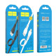 Кабель HOCO X40 USB to iP 2.4A, 1m, TPE, TPE connectors, Black (6931474711656)