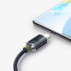 Кабель Baseus Crystal Shine Series Fast Charging Data Cable USB to Type-C 100W 1.2m Black (CAJY000401)
