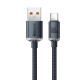 Кабель Baseus Crystal Shine Series Fast Charging Data Cable USB to Type-C 100W 1.2m Black (CAJY000401)