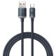 Кабель Baseus Crystal Shine Series Fast Charging Data Cable USB to Type-C 100W 1.2m Black (CAJY000401)