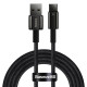 Кабель Baseus Tungsten Gold Fast Charging Data Cable USB to Type-C 100W 1m Black (CAWJ000001)