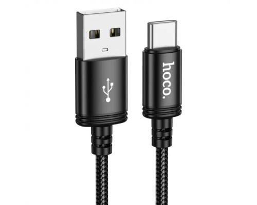 Кабель HOCO X91 Radiance charging data cable for Type-C(L=3M) Black (6931474788726)