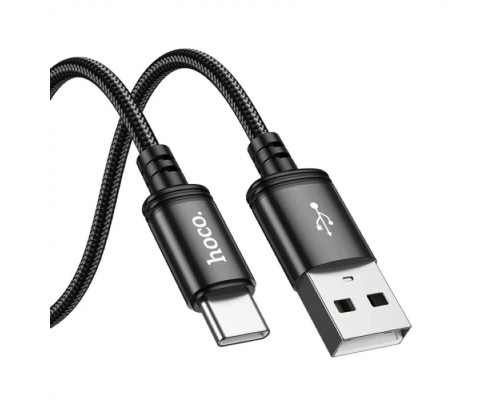 Кабель HOCO X91 Radiance charging data cable for Type-C(L=3M) Black (6931474788726)