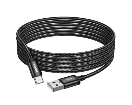Кабель HOCO X91 Radiance charging data cable for Type-C(L=3M) Black (6931474788726)