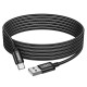 Кабель HOCO X91 Radiance charging data cable for Type-C(L=3M) Black (6931474788726)